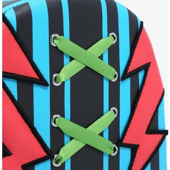 ⚡️Monster High Frankie Stein “It’s Alive” Lightning Stripe Mini Backpack ⚡️ - Picture 4 of 6